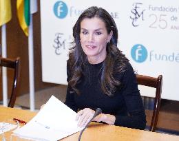 Queen Letizia At Language And Journalism Seminar - La Rioja