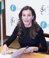 Queen Letizia At Language And Journalism Seminar - La Rioja