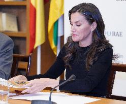 Queen Letizia At Language And Journalism Seminar - La Rioja