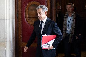 Nicolas Sarkozy during the Bygmalion Trial - Paris