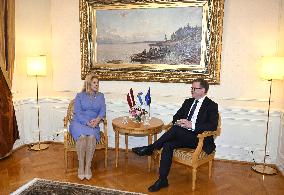 Prime Minister of Latvia Evika Silina visits Finland
