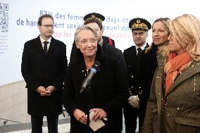 PM Borne Launches The Campain Against Sexist Violences - Paris