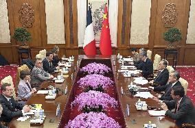 China-France talks in Beijing