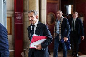 Nicolas Sarkozy At The Judicial Court - Paris