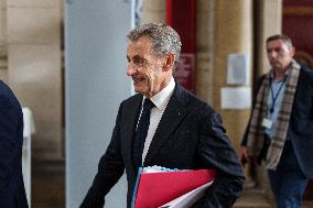 Nicolas Sarkozy At The Judicial Court - Paris