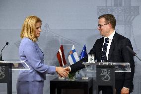 Prime Minister of Latvia Evika Silina visits Finland