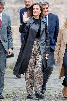 Queen Letizia At Language And Journalism Seminar - La Rioja