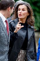 Queen Letizia At Language And Journalism Seminar - La Rioja