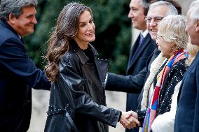 Queen Letizia At Language And Journalism Seminar - La Rioja