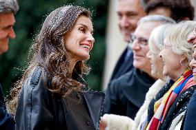 Queen Letizia At Language And Journalism Seminar - La Rioja