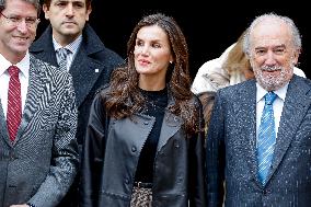 Queen Letizia At Language And Journalism Seminar - La Rioja