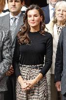 Queen Letizia At Language And Journalism Seminar - La Rioja