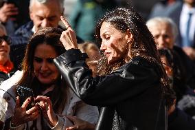 Queen Letizia At Language And Journalism Seminar - La Rioja