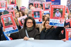 Rally For The Release Of Hamas Hostages - Paris