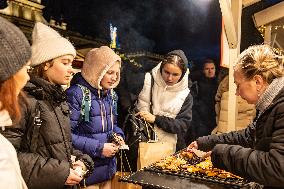 Christmas Market Opens In Krakow