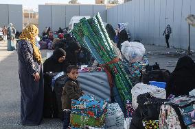 EGYPT-RAFAH CROSSING-STRANDED PALESTINIANS