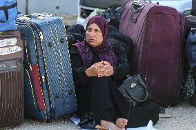 EGYPT-RAFAH CROSSING-STRANDED PALESTINIANS