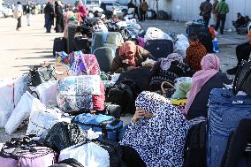 EGYPT-RAFAH CROSSING-STRANDED PALESTINIANS