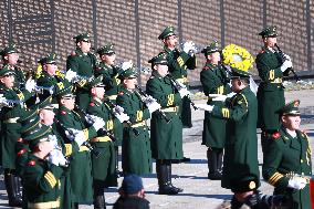 The Burial Ceremony of The Remains of The Tenth Batch of Chinese People's Volunteers in South Korea Held in Shenyang