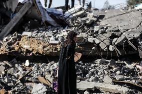 First Day of Truce in Gaza, Palestine