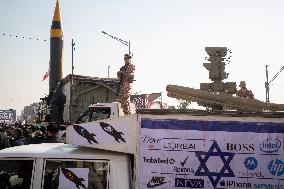 Iran-IRGC Unveiled Two New Missiles During The Ela Bait Al-Maqdis Military Rally