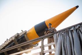 Iran-IRGC Unveiled Two New Missiles During The Ela Bait Al-Maqdis Military Rally