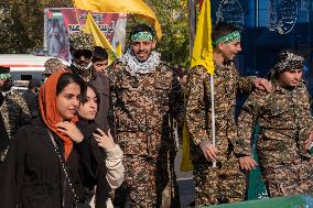 Ela Beit Al-Moghaddas Military Rally In Tehran