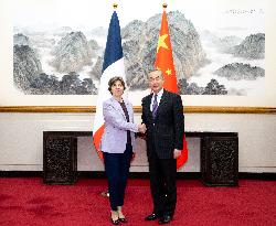CHINA-BEIJING-WANG YI-FRANCE-TALKS (CN)