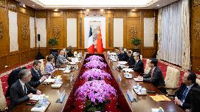 CHINA-BEIJING-WANG YI-FRANCE-TALKS (CN)