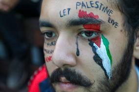 Pro Palestine Rally In Dhaka, Bangladesh