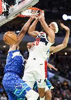 (SP)U.S.-MILWAUKEE-BASKETBALL-NBA-WIZARDS VS BUCKS