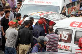 PAKISTAN-KARACHI-SHOPPING MALL-FIRE