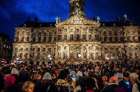 Rally Against The Far-right Party PVV,  Winner Of General Elections, Held In Amsterdam.