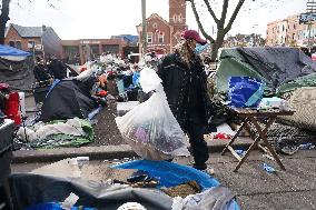 Toronto Clearing Homeless Encampment Near Kensington Market