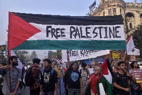 Protest Against Israel's Invasion Of Palestine