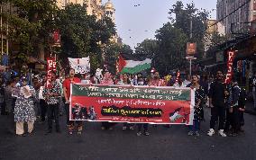 Protest Against Israel's Invasion Of Palestine