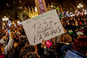 International Day For The Elimination Of Violence Against Women In Spain