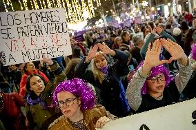 International Day For The Elimination Of Violence Against Women In Spain