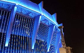 Shanghai Stadium Blue Light Show