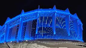 Shanghai Stadium Blue Light Show