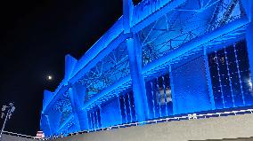 Shanghai Stadium Blue Light Show