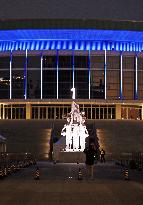 Shanghai Stadium Blue Light Show