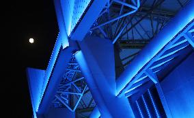 Shanghai Stadium Blue Light Show