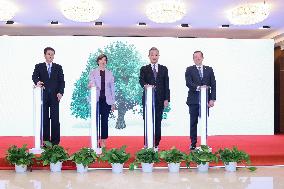 CHINA-BEIJING-WANG YI-FRANCE-CARBON NEUTRALITY CENTER-LAUNCH (CN)