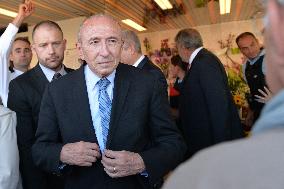 Gerard Collomb Visits Charente Maritime