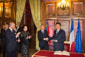 President Xi Jinping 3-Day-State-Visit - Lyon