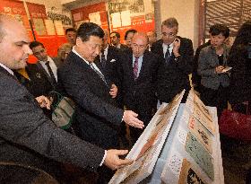 Chinese President Xi Jinping Visits France - Lyon