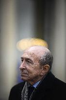 Gerard Collomb At Elysee Palace - Paris