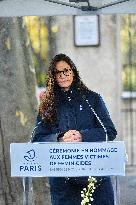 Ceremony In Tribute To Women Victims Of Femicide - Paris