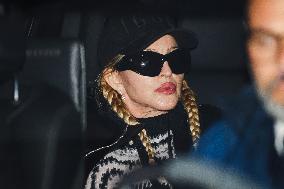 Madonna Celebrity Sightings In Milan